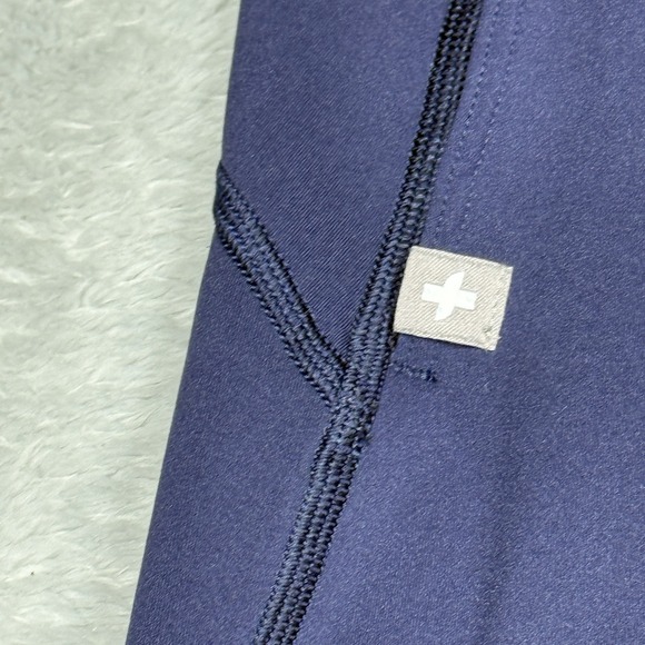 Figs High Waisted Navy Flare Seville Scrublegging Scrub Pant Large 1000042 - Picture 8 of 14